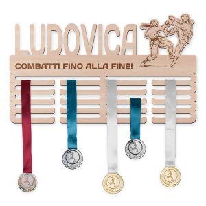 Věšák na medaile - Taekwondo, žena